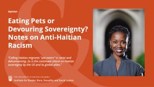 Eating Pets or Devouring Sovereignty? Notes on Anti-Haitian Racism by Jemima Pierre